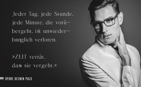 GEDANKENDUSCHE: ZEIT verrät, dass sie vergeht