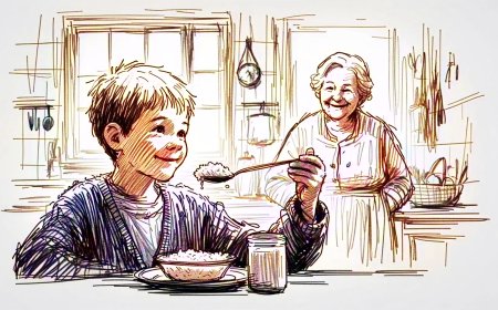 GEDANKENDUSCHE: Omas Milchreis unter der Bettdecke