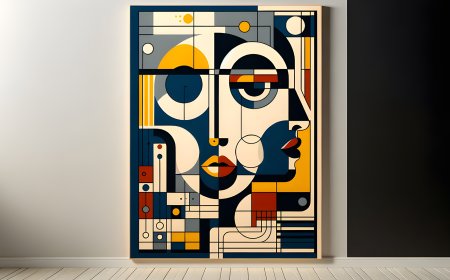Facetten der Moderne (2024) - Wandbild/Wandrelief, 200x160cm