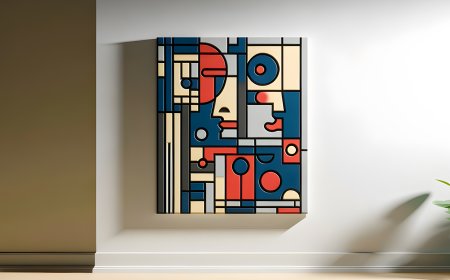 Urbaner Rhythmus (2024) - Wandbild/Wandrelief, 145x125cm