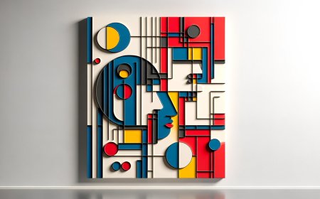 Relativität der Abstraktion (2024) - Wandbild/Wandrelief, 180x150cm