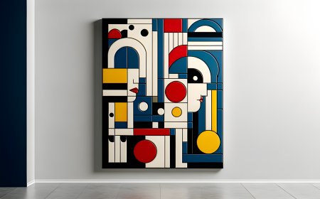 Urbane Sinfonie (2024) - Wandbild/Wandrelief, 170x140cm