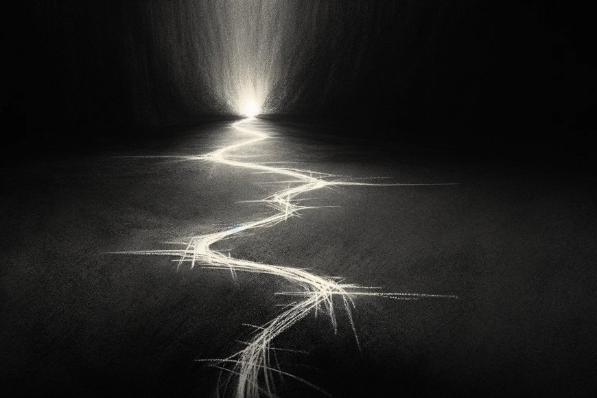 WANDBILD »Nachtgeometrie« (2024)