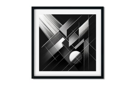 WANDBILD »Geometrische Harmonie« (2024)
