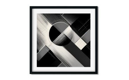 WANDBILD »Geometrische Resonanz« (2024)