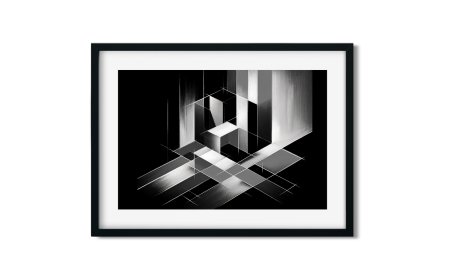 WANDBILD »Geometrische Dimensionen« (2024)