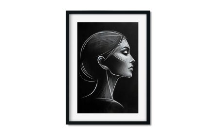 WANDBILD »Eleganz in Linien« (2024)
