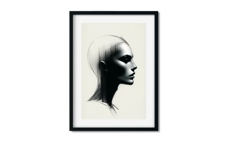 WANDBILD »Geheimnisvolle Silhouette« (2024)