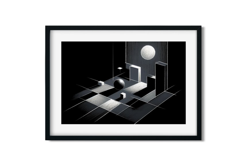 WANDBILD »Geheimnisvolle Silhouette« (2024)