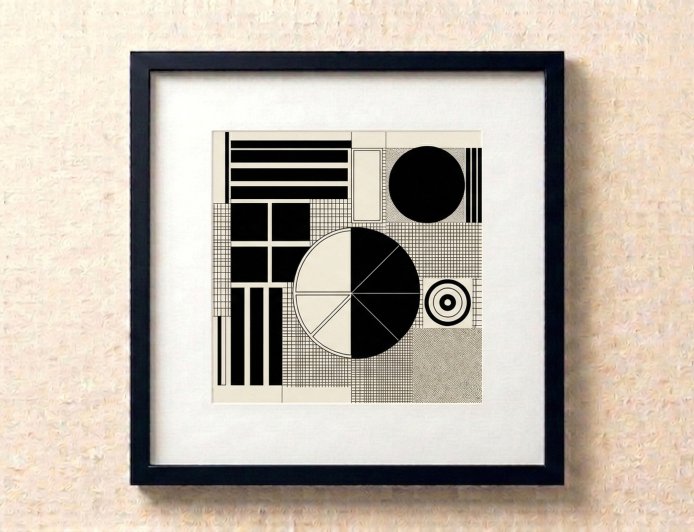 System - Segmentfeld IV / Monochrom