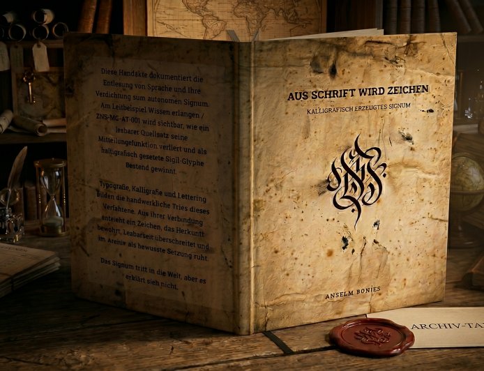 HANDAKTE: Aus Schrift wird Zeichen