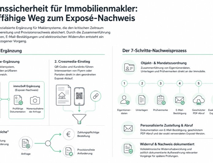 immoSoR für Makler – Der Einstieg darf wechseln. Der Vorgang bleibt geordnet.