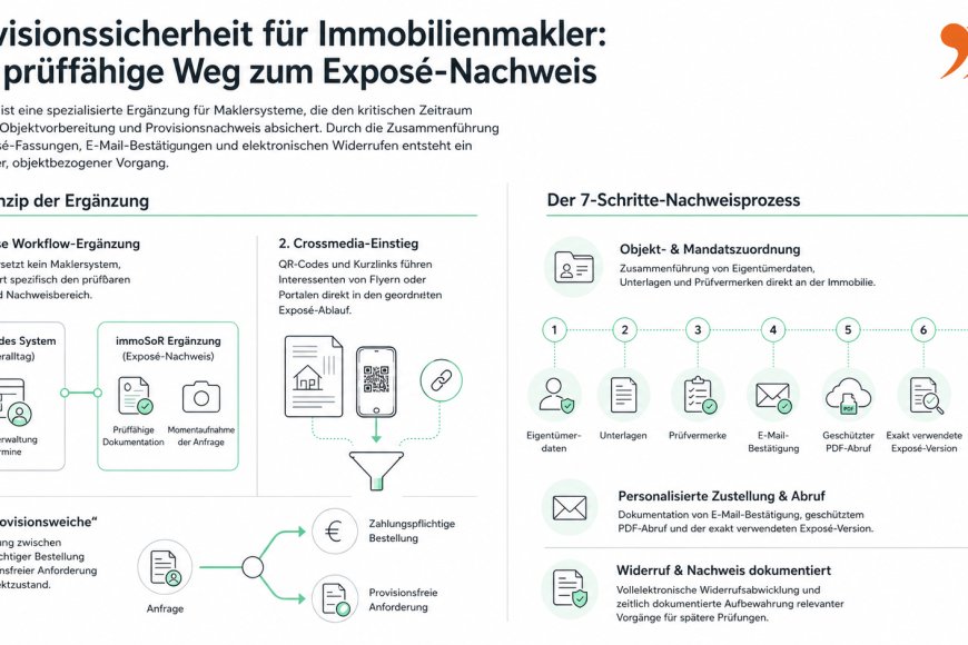 immoSoR für Makler – Der Einstieg darf wechseln. Der Vorgang bleibt geordnet.