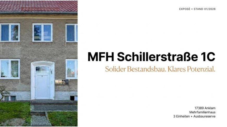 Mehrfamilienhaus - Schillerstraße, 17389 Anklam – Schautafel 1