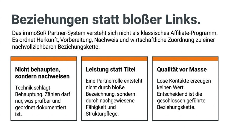 Beziehungen statt bloßer Links