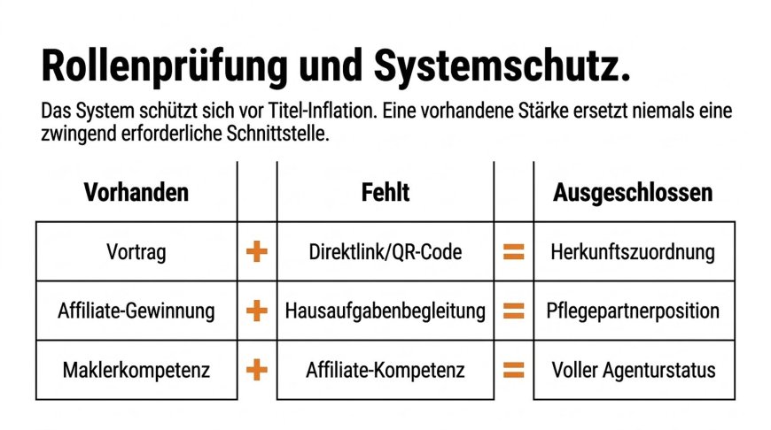 Rollenprüfung und Systemschutz